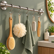 S-Shape Hanging Hooks Set of 8 | Stainless Steel Multipurpose Utility Hooks