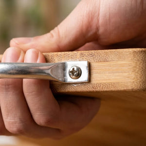 Premium Solid Wooden Chopping Board | Thick Butcher Block Cutting Board with Juice Groove | Knife-Friendly Kitchen Cutting Board