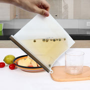 Reusable Silicone Food Storage Bags - Airtight, Microwave & Freezer Safe, BPA-Free Food Grade Containers