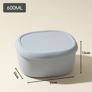Multi-Use Silicone Food Storage Container with Lid | Flexible, Airtight Daily Storage Solution