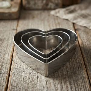 12PCS Stainless Steel Cookie Cutter Set | 4 Fun Shapes Biscuit, Fondant & Pastry Cutters | Reusable Baking Molds