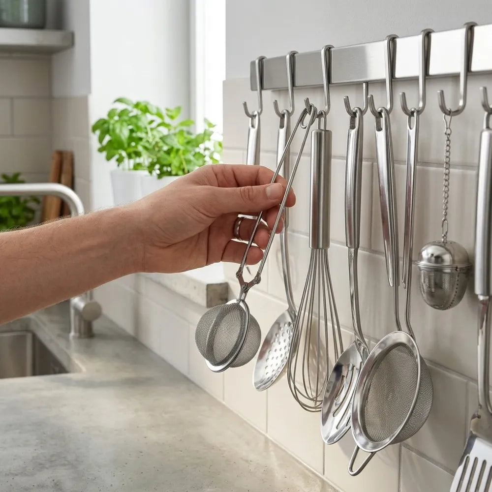 Stainless Steel Tea Infuser Spoon | Mesh Tea Strainer Filter Clip for Loose Leaf Tea, Coffee & Spices