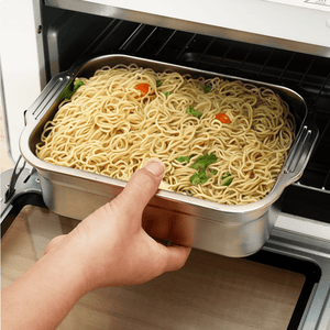 Multifunctional Vacuum-Sealed Stainless Steel Food Storage Container | Airtight & Oven Safe