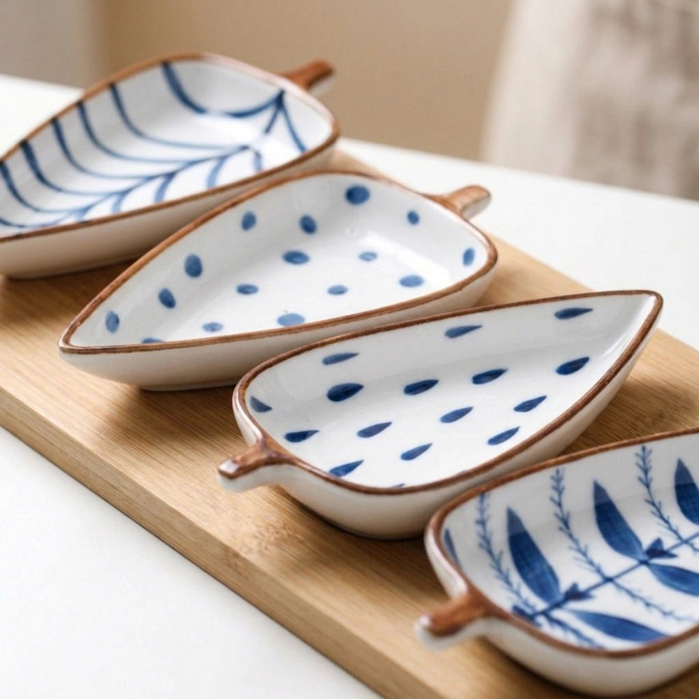 Multipurpose Snack Serving Dish with Compartments | Dry Fruit, Namkeen, Nuts, Candy & Fruit Serving Tray | Elegant Decorative Tableware for Home, Kitchen & Parties
