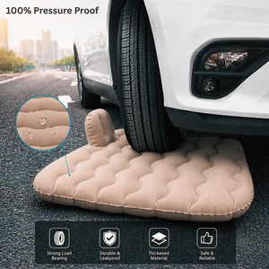 Premium Car Inflatable Bed with Electric Pump & 2 Air Pillows | Universal Back Seat Mattress for Travel, Camping & Kids