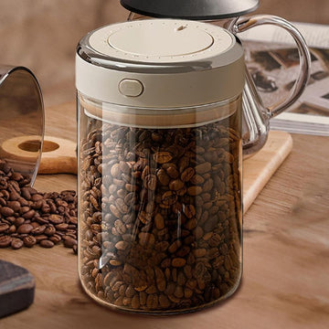 Airtight Borosilicate Glass Storage Jar | Multi-Purpose Pantry & Spice Organizer