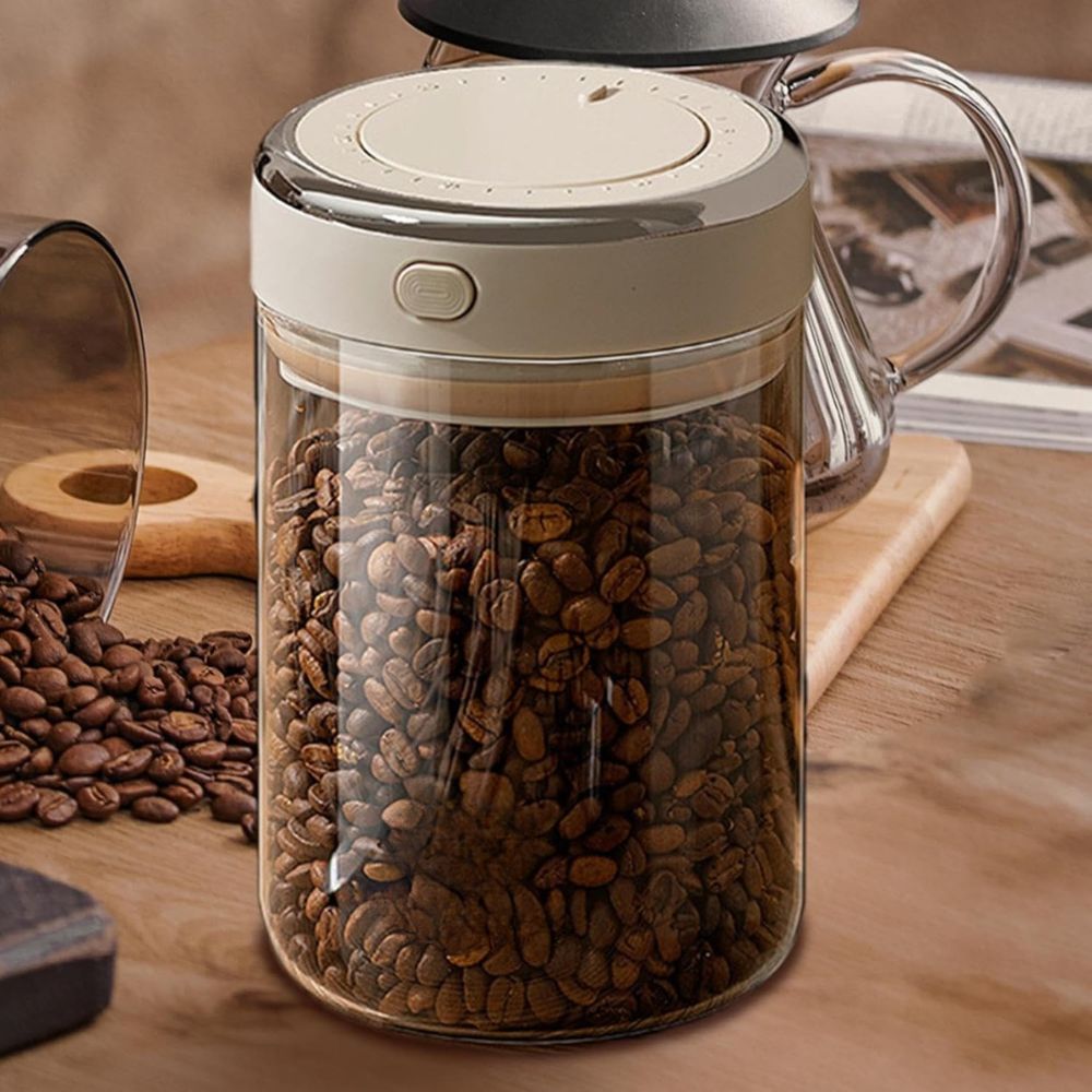 Airtight Borosilicate Glass Storage Jar | Multi-Purpose Pantry & Spice Organizer