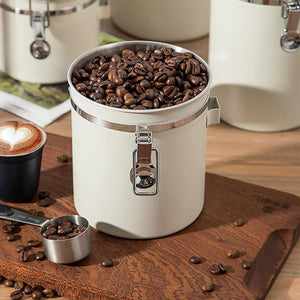 Vacuum Seal Coffee Bean Container 1500ml | Preserve Aroma & Freshness