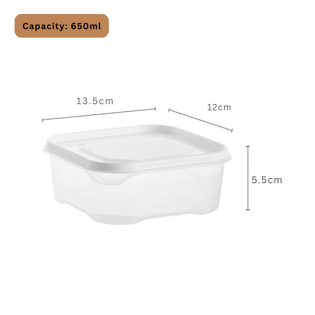 Multipurpose Frozen Food Storage Box | Stackable Freezer & Refrigerator Organizer