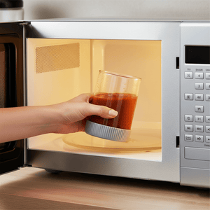 840ml Premium Microwave-Safe Borosilicate Glass Canister | Powerful Vacuum Lid for Max Freshness