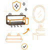 Black & Gold Aluminium