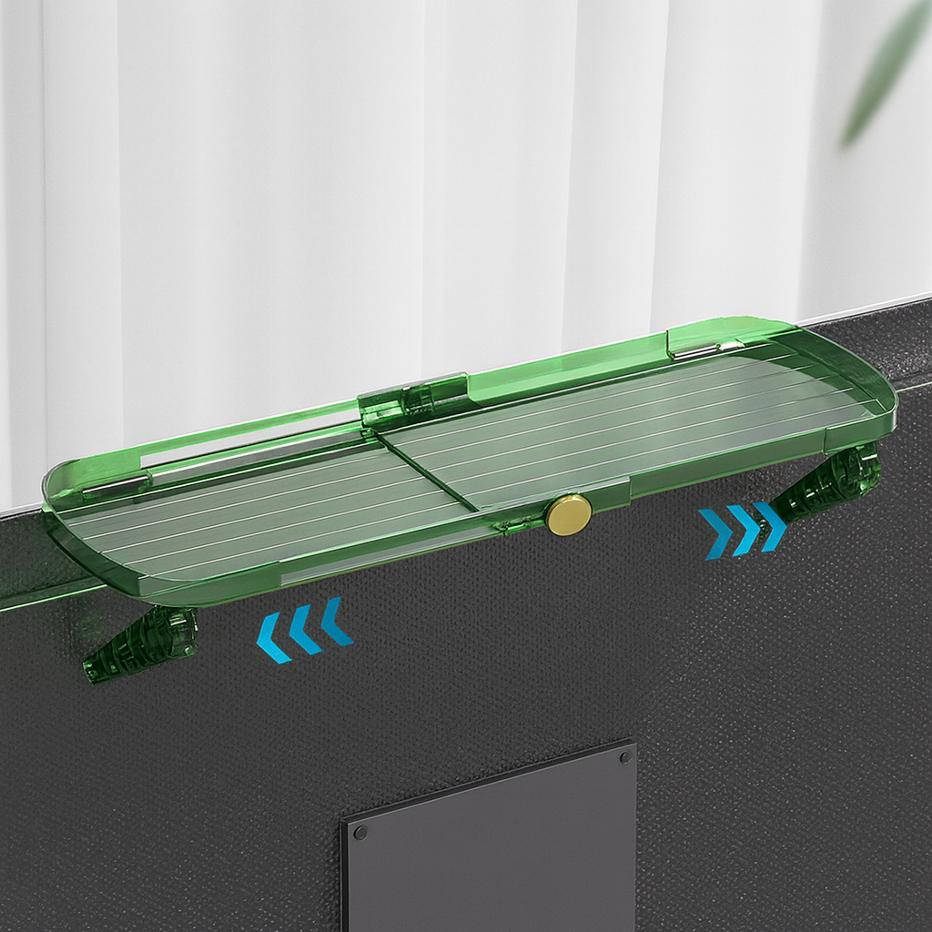 Screen Top Shelf Mount TV Screen Top Storage Rack for Cellphone Stand Router