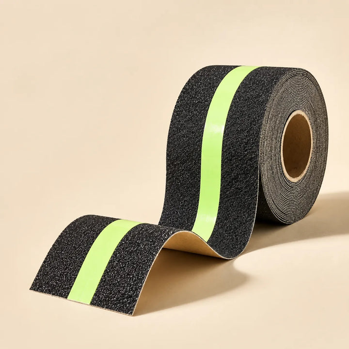 Anti-Slip Safety Grip Tape with High Visibility Glow , Ideal For Stairs & Floors-2 Inch x 5 Meters