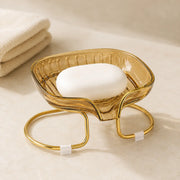 Drain Soap Dish Holder | Bathroom Shower Soap Box with Drain Tray