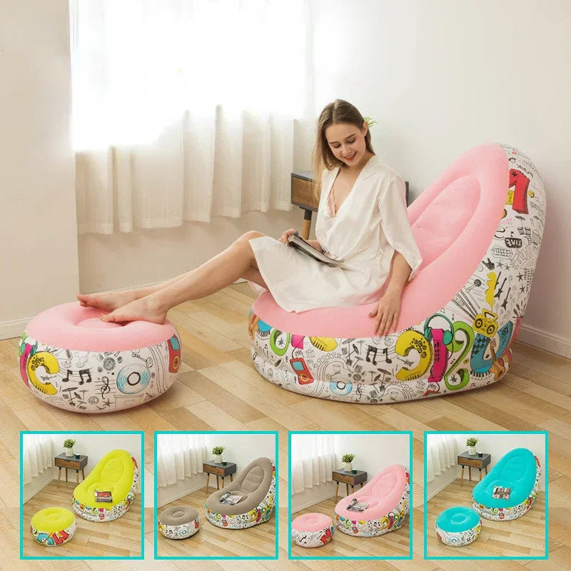 Housious-Inflatable Lounge Chair (Durable PVC Material) - Housious