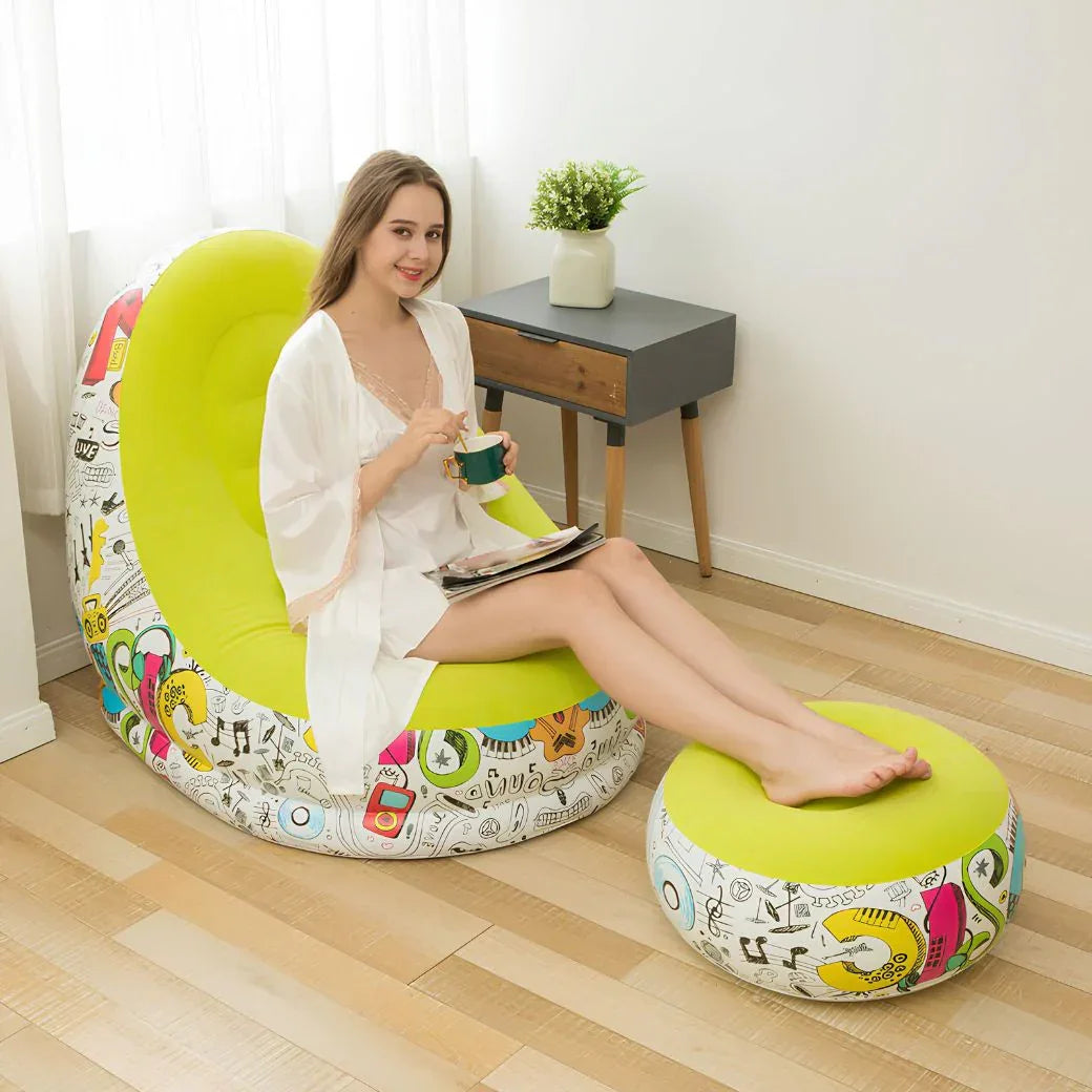 Housious-Inflatable Lounge Chair (Durable PVC Material) - Housious