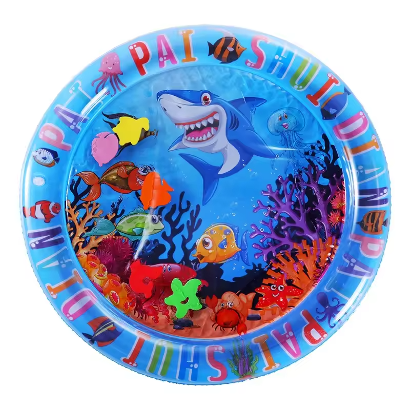 Inflatable Baby Water Play Mat | Sensory Development Tummy Time Mat
