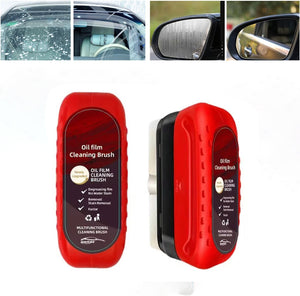 Car Oil Film Cleaning Brush | Windshield Glass Cleaner Tool