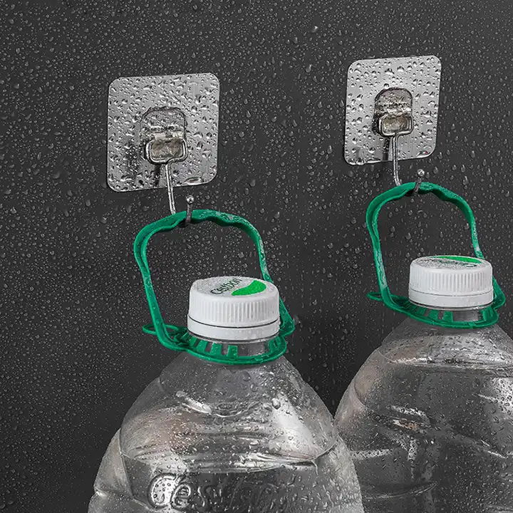 Transparent Adhesive Wall Hooks | Extra Strong Multi-Purpose Hanger Pack of 05
