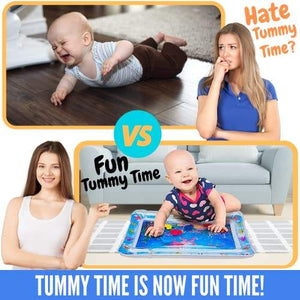 Inflatable Baby Water Play Mat | Sensory Development Tummy Time Mat