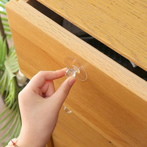 Transparent Self-Adhesive Hook Handle | Multi-Functional Cabinet Door Hook Pack of 05 specification highlight