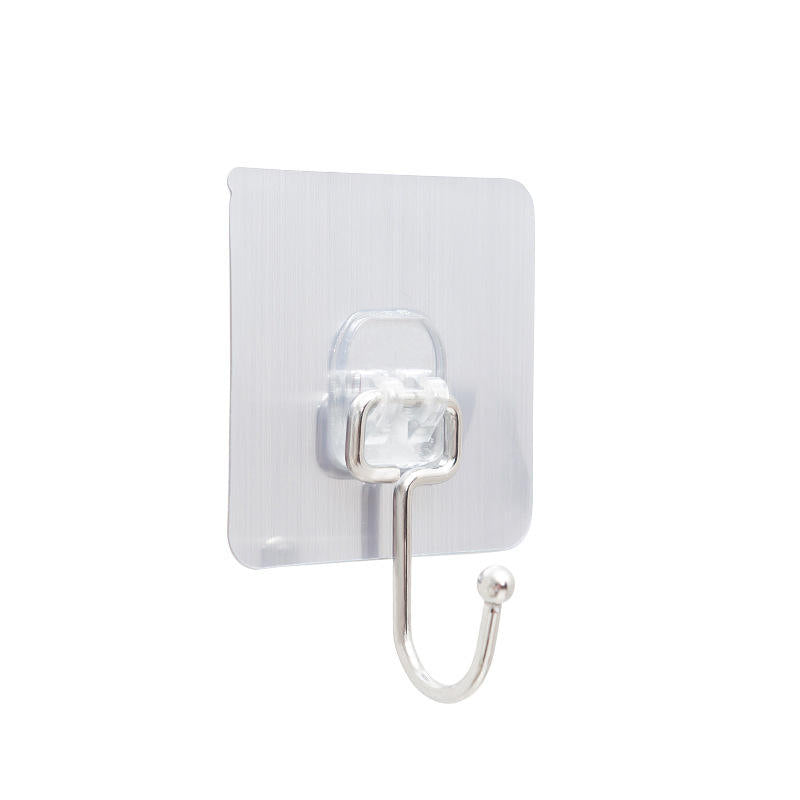Transparent Adhesive Wall Hooks | Extra Strong Multi-Purpose Hanger Pack of 05