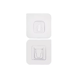 Transparent Adhesive Wall Hooks | Strong Plastic Tool Hanger | Pack of 5
