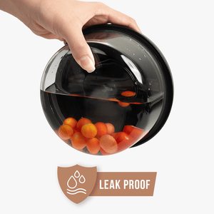 850ml Circular Vacuum Glass Food Jar | Intelligent Date-Tracking Freshness Seal