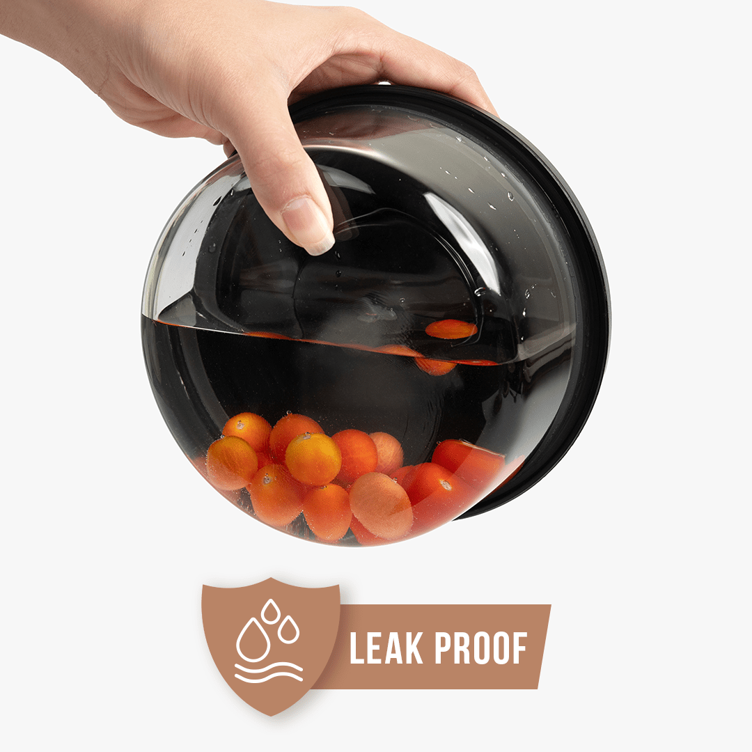 850ml Circular Vacuum Glass Food Jar | Intelligent Date-Tracking Freshness Seal