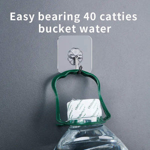 Self Adhesive Wall Hooks | Strong Traceless Multi-Purpose Hooks | Pack of 10