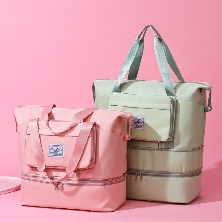 Portable Lavender Foldable Duffel Bag – Your Ultimate Travel Companion