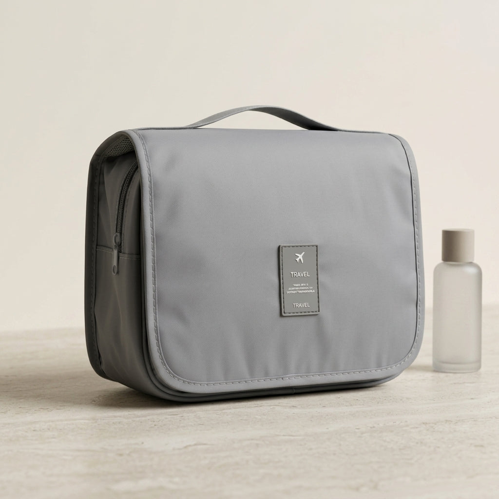 Hanging Toiletry & Makeup Organizer Bag | Portable Cosmetic Storage Pouch for Travel, Bathroom & Daily Use