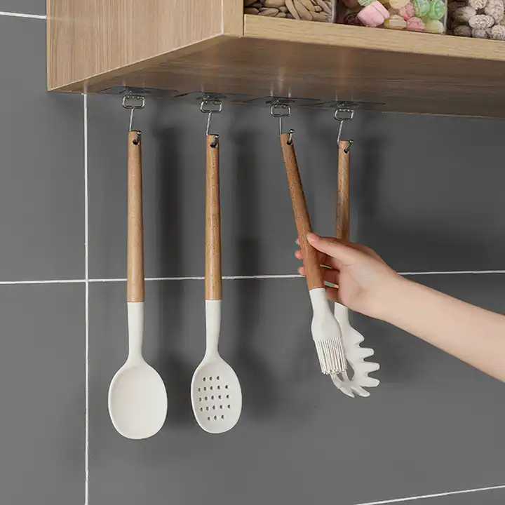 Transparent Adhesive Wall Hooks | Extra Strong Multi-Purpose Hanger Pack of 05