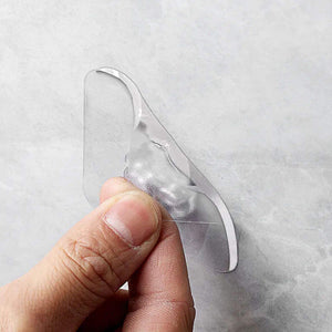 Self Adhesive Wall Hooks | Strong Traceless Multi-Purpose Hooks | Pack of 10