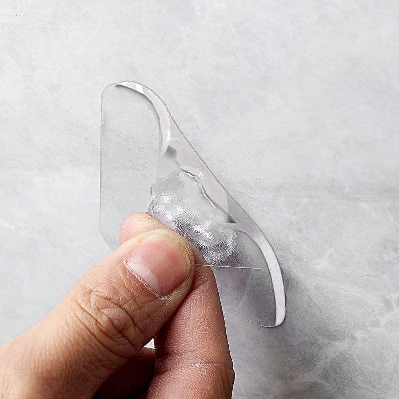 Self Adhesive Wall Hooks | Strong Traceless Multi-Purpose Hooks | Pack of 10