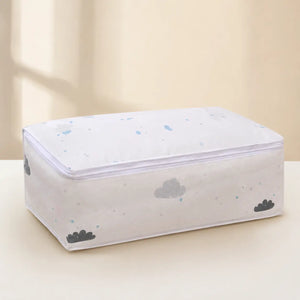 Large Under Bed Blanket Storage Bag | Foldable Waterproof Organizer for Quilts & Clothes, Dustproof & Moisture-Proof Storage Solution