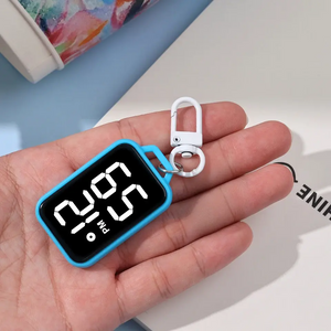 LED Digital Keychain Watch | Pocket Mini Timepiece for Students