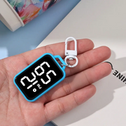 LED Digital Keychain Watch | Pocket Mini Timepiece for Students