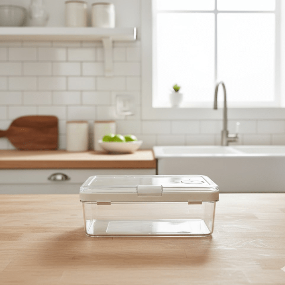 Portable Leak-Proof Crisper Box with Ice Crystals | Fresh Fruit & Snack Keeper