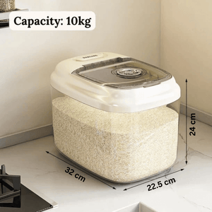 Airtight Food Storage Container with Leak-Proof Seal | Multipurpose Pantry & Fridge Organizer