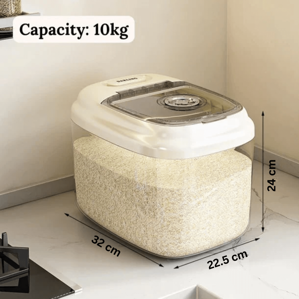 Airtight Food Storage Container with Leak-Proof Seal | Multipurpose Pantry & Fridge Organizer