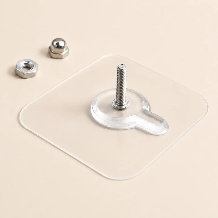 No Trace Adhesive Wall Hooks | Nail-Free Strong Picture Hanging Hooks Pack of 06
