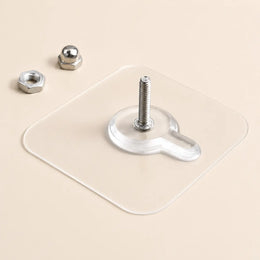 No Trace Adhesive Wall Hooks | Nail-Free Strong Picture Hanging Hooks Pack of 06