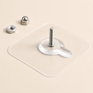 No Trace Adhesive Wall Hooks | Nail-Free Strong Picture Hanging Hooks Pack of 06