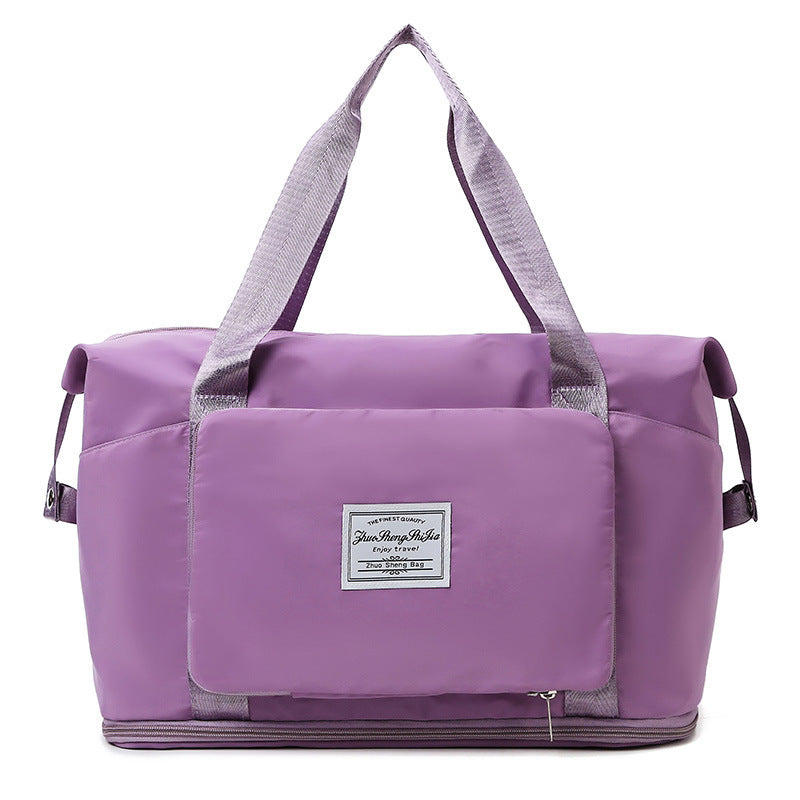Portable Lavender Foldable Duffel Bag – Your Ultimate Travel Companion