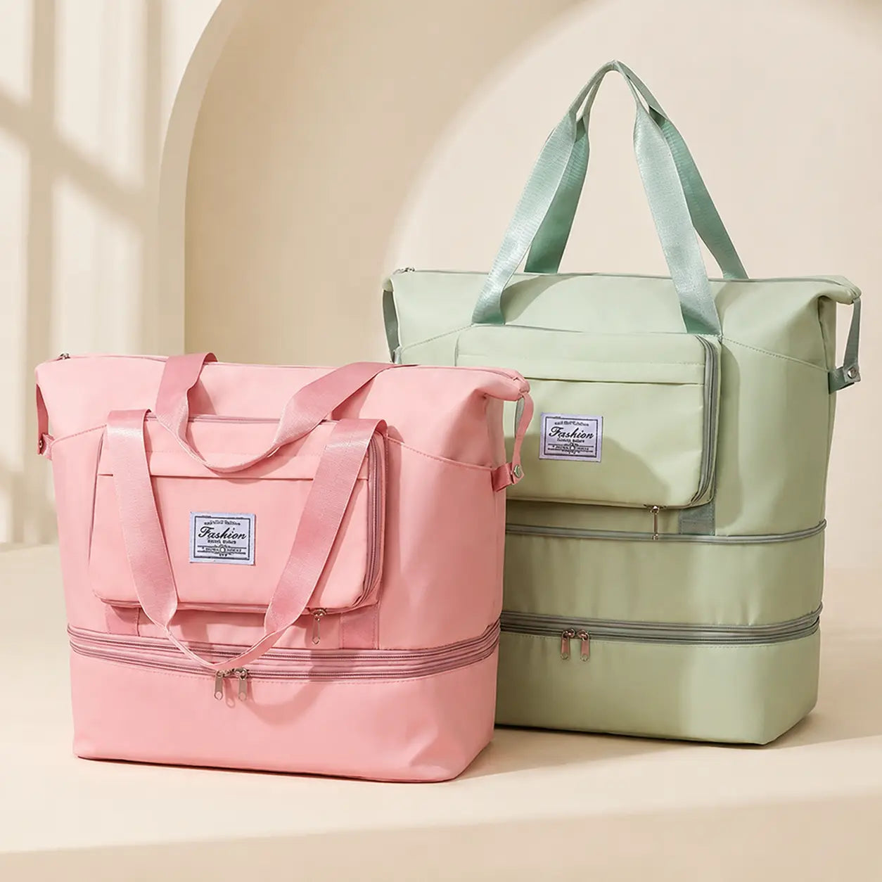 Portable Lavender Foldable Duffel Bag – Your Ultimate Travel Companion