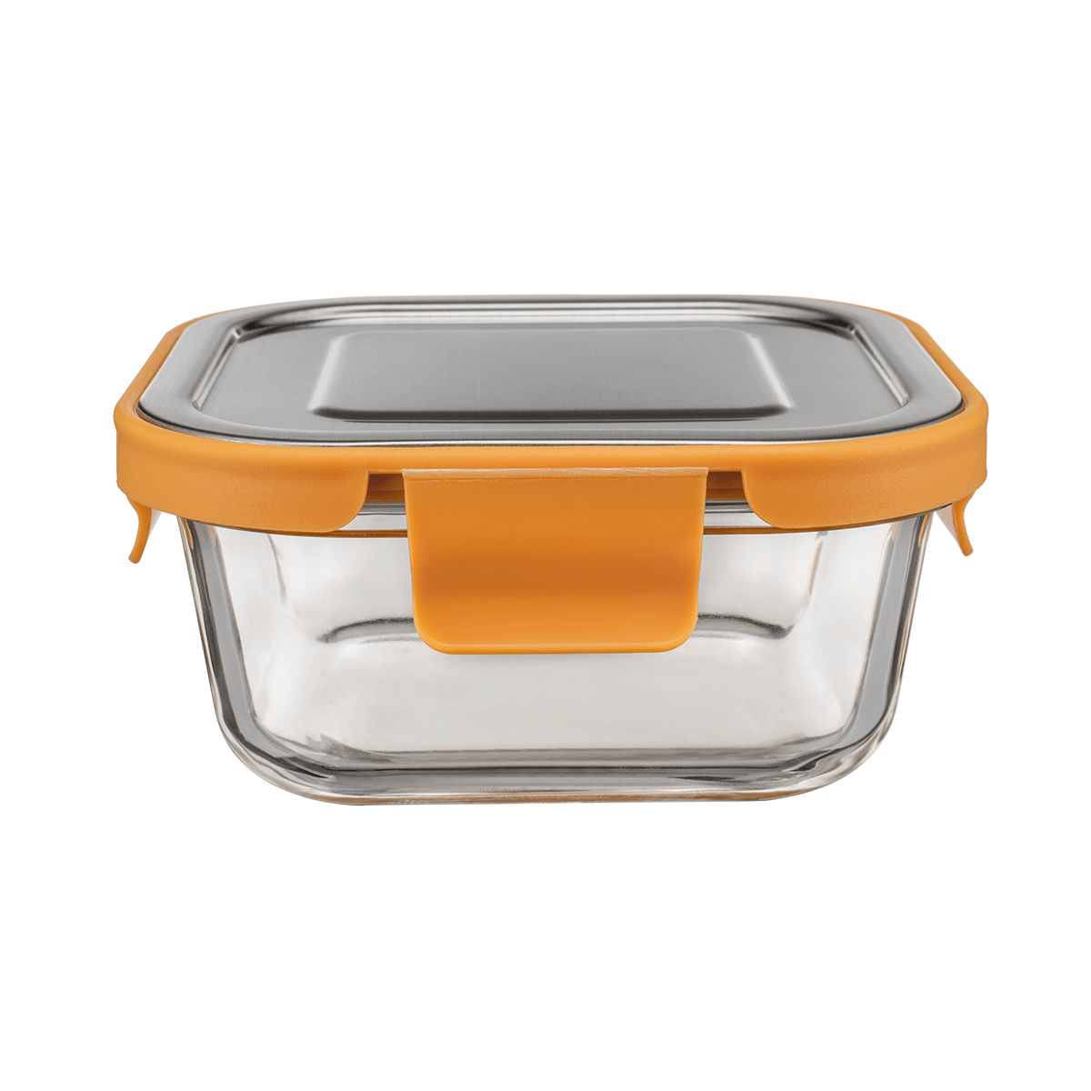 Premium Leak-Proof Borosilicate Glass Container 800ml | Steel Lid for Ultimate Freshness