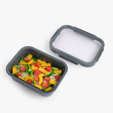 Rectangle 1050ml Non-Stick Glass Food Storage Container | Easy Clean Freshness Lock