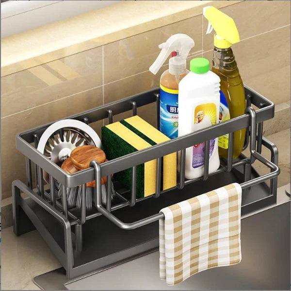 Housious All-in-One Kitchen Sink Organizer for Cleaning Essentials
