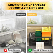 Housious All-in-One Kitchen Sink Organizer for Cleaning Essentials